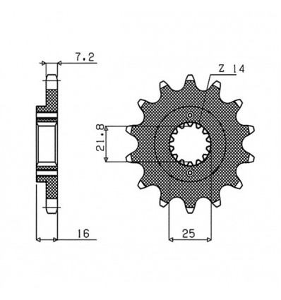 Kit catena corona e pignone DID per Ducati 749, 749R e 749S Kit catena corona e pignone DID per Ducati 749, 749R e 749S