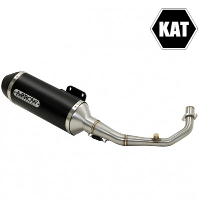 Marmitta Arrow Urban Kat Alu Dark per Honda SH 125 e 150 dal 2017