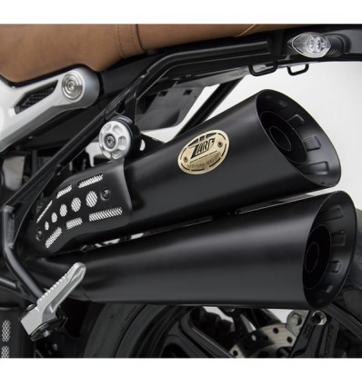 Terminali Zard Hardy Omologati neri per BMW R-Nine T