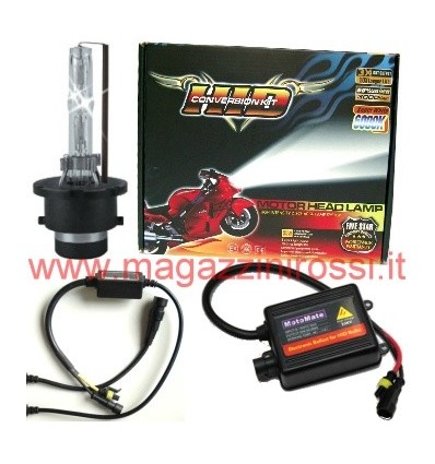 Kit conversione HID slim H4 biXeno da 6000K Kit conversione HID slim H4 biXeno da 6000K