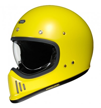 Casco Shoei EX-Zero monocolore giallo brillante
