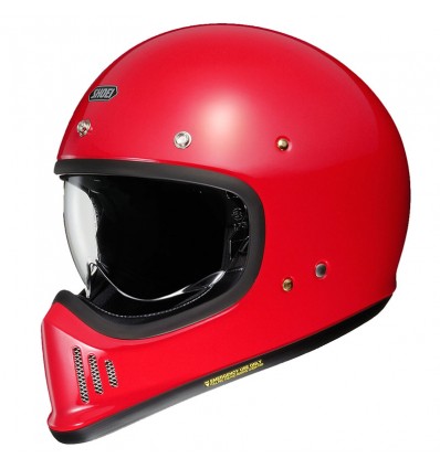 Casco Shoei EX-Zero monocolore rosso brillante