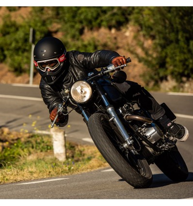 Casco Shoei EX-Zero monocolore rosso brillante Casco Shoei EX-Zero monocolore rosso brillante