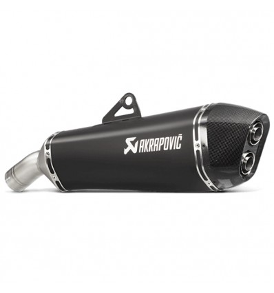 Marmitta Akrapovic Slip On Black per BMW F800GT e F800R Marmitta Akrapovic Slip On Black per BMW F800GT e F800R