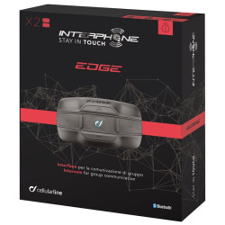 Interfono da casco Bluetooth Cellular Line Edge doppio Interfono da casco Bluetooth Cellular Line Edge doppio