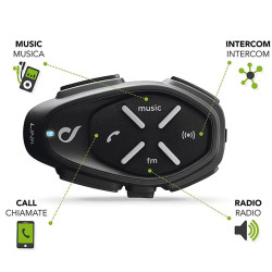 Interfono da casco Bluetooth Cellular Line Link Interfono da casco Bluetooth Cellular Line Link