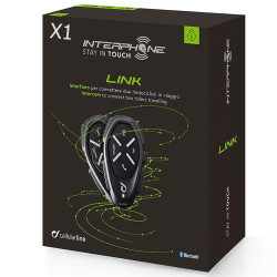 Interfono da casco Bluetooth Cellular Line Link Interfono da casco Bluetooth Cellular Line Link