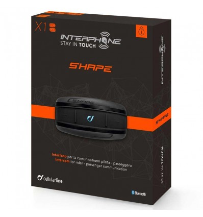 Interfono da casco Bluetooth Cellular Line Shape Interfono da casco Bluetooth Cellular Line Shape