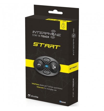 Interfono da casco Bluetooth Cellular Line Start Interfono da casco Bluetooth Cellular Line Start