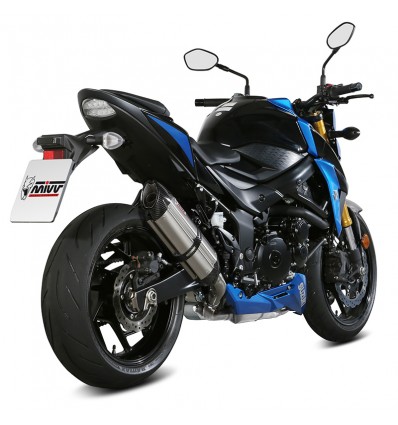 Terminale Mivv Suono Steel Black per Suzuki GSX-S 750 dal 2017 Terminale Mivv Suono Steel Black per Suzuki GSX-S 750 dal 2017
