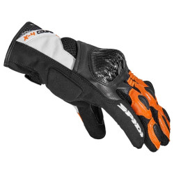 Guanti da moto Spidi X4 Coupé neri, bianchi e arancio Guanti da moto Spidi X4 Coupé neri, bianchi e arancio