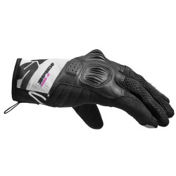 Guanti donna da moto Spidi Flash-R EVO neri e bianchi Guanti donna da moto Spidi Flash-R EVO neri e bianchi