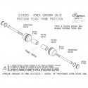 Tamponi paratelaio Lightech per Honda CBR 600 RR 09-13 Tamponi paratelaio Lightech per Honda CBR 600 RR 09-13