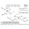 Tamponi paratelaio Lightech per Honda CBR 1000 RR 06-07 Tamponi paratelaio Lightech per Honda CBR 1000 RR 06-07