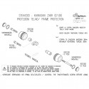 Tamponi paratelaio Lightech per Kawasaki ZX6R 07-08 Tamponi paratelaio Lightech per Kawasaki ZX6R 07-08