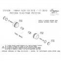 Tamponi paratelaio Lightech per Yamaha FZ1 06-15 e FZ8 10-15 Tamponi paratelaio Lightech per Yamaha FZ1 06-15 e FZ8 10-15