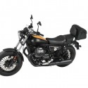 Schienalino cromato Hepco & Becker con portapacchi per Moto Guzzi V9 Bobber