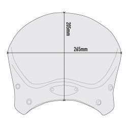 Cupolino Givi 100ALB Cafe Racer per Benell Leoncino 500 Cupolino Givi 100ALB Cafe Racer per Benell Leoncino 500