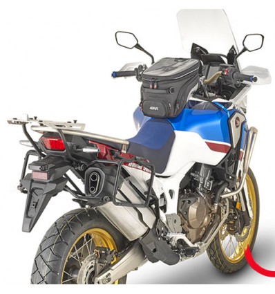 Portavaligie laterale a sgancio rapido Givi PLR1161 Monokey per Honda CRF 1000 Africa Twin 2018