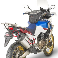 Portavaligie laterale a sgancio rapido Givi PLR1161 Monokey per Honda CRF 1000 Africa Twin 2018 Portavaligie laterale a sgancio rapido Givi PLR1161 Monokey per Honda CRF 1000 Africa Twin 2018