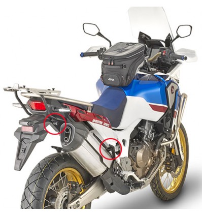 Portavaligie laterale a sgancio rapido Givi PLR1161 Monokey per Honda CRF 1000 Africa Twin 2018 Portavaligie laterale a sgancio rapido Givi PLR1161 Monokey per Honda CRF 1000 Africa Twin 2018