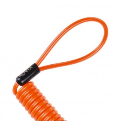 Cavo reminder bloccadisco Kovix arancio fluo Cavo reminder bloccadisco Kovix arancio fluo