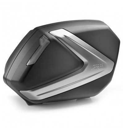 Valigie laterali Givi V37NT Monokey Side nere e argento Valigie laterali Givi V37NT Monokey Side nere e argento