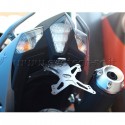 Portatarga regolabile Evotech per Yamaha T-Max 530 12-16 Portatarga regolabile Evotech per Yamaha T-Max 530 12-16