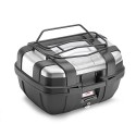 Portapacchi Givi E142 in metallo nero specifico per bauli Givi Trekker 52