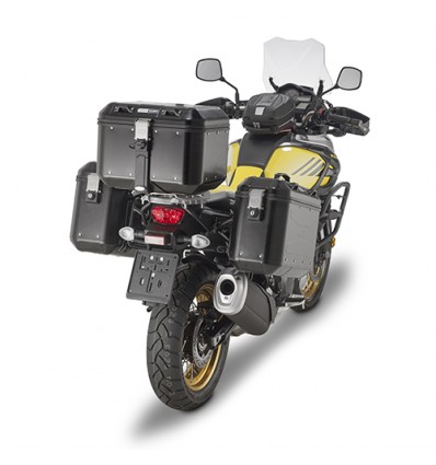 Valigia rigida in alluminio Givi Trekker Dolomiti 46 lt nera Valigia rigida in alluminio Givi Trekker Dolomiti 46 lt nera