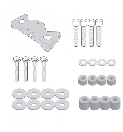 Kit specifico Givi per montare il portavaligie PLR2139 e PLXR2139 su Yamaha Tracer 900/GT 2018 Kit specifico Givi per montare il portavaligie PLR2139 e PLXR2139 su Yamaha Tracer 900/GT 2018