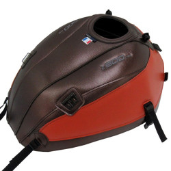 Copriserbatoio Bagster per Kawasaki Z900 RS dal 2018 in similpelle marrone e arancio Copriserbatoio Bagster per Kawasaki Z900 RS dal 2018 in similpelle marrone e arancio
