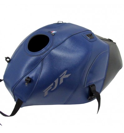 Copriserbatoio Bagster per Yamaha FJR1300 06-18 in similpelle blu e nero