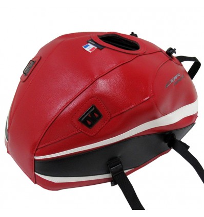 Copriserbatoio Bagster per Honda CBR 500R dal 2016 in similpelle rosso, nero e bianco Copriserbatoio Bagster per Honda CBR 500R dal 2016 in similpelle rosso, nero e bianco