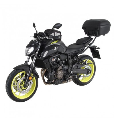 Portapacchi nero Hepco & Becker Alu Rack per Yamaha MT-07 dal 2018 Portapacchi nero Hepco & Becker Alu Rack per Yamaha MT-07 dal 2018