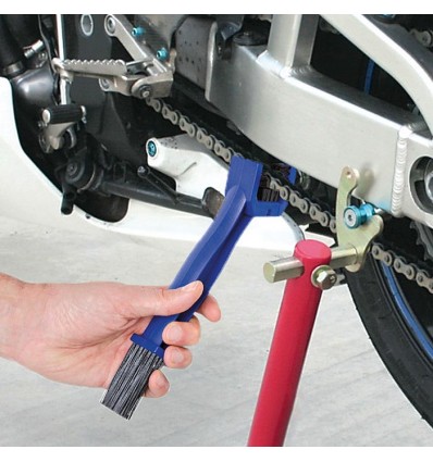 Spazzola pulisci catena Lampa per moto e bici Spazzola pulisci catena Lampa per moto e bici