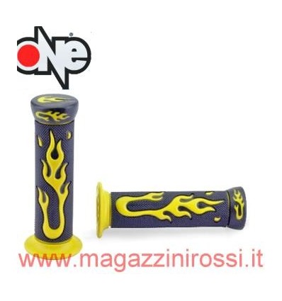 Manopole One Tuning Flamming Gel nero giallo Manopole One Tuning Flamming Gel nero giallo