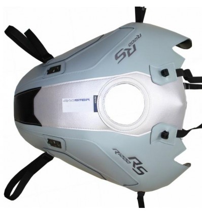 Copriserbatoio Bagster per BMW R1200RS in similpelle argento, nero e grigio chiaro Copriserbatoio Bagster per BMW R1200RS in similpelle argento, nero e grigio chiaro