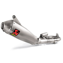 Marmitta Akrapovic Titanio linea Evolution non omologata per Yamaha YZ 250 F 2019
