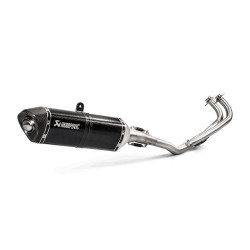Scarico completo Akrapovic Linea Racing carbonio non omologato per Yamaha T-MAX 500/530 17-18
