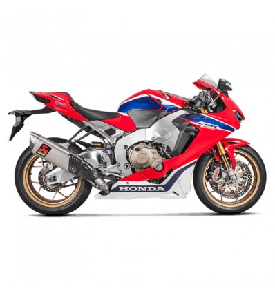 Marmitta Akrapovic Slip On Titanio omologata per Honda CBR1000RR 17-19 Marmitta Akrapovic Slip On Titanio omologata per Honda CBR1000RR 17-19