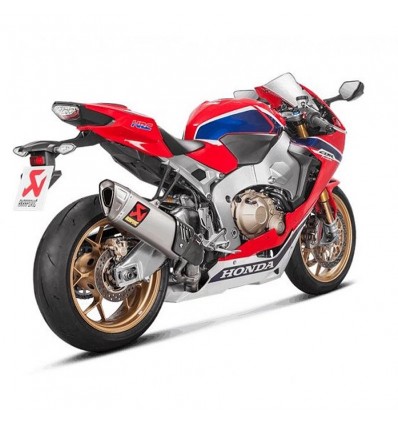 Marmitta Akrapovic Slip On Titanio omologata per Honda CBR1000RR 17-19 Marmitta Akrapovic Slip On Titanio omologata per Honda CBR1000RR 17-19