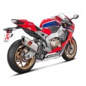 Marmitta Akrapovic Slip On Titanio omologata per Honda CBR1000RR 17-19 Marmitta Akrapovic Slip On Titanio omologata per Honda CBR1000RR 17-19