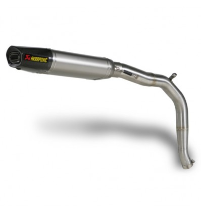 Marmitta Akrapovic Slip On Titanio omologata per Triumph Daytona 675/R 06-12