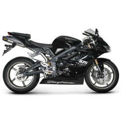 Marmitta Akrapovic Slip On Titanio omologata per Triumph Daytona 675/R 06-12 Marmitta Akrapovic Slip On Titanio omologata per Triumph Daytona 675/R 06-12