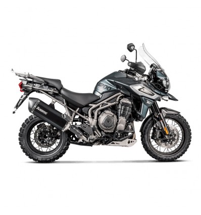 Marmitta Akrapovic Slip On Black per Triumph Tiger 1200 XR 18-19 Marmitta Akrapovic Slip On Black per Triumph Tiger 1200 XR 18-19