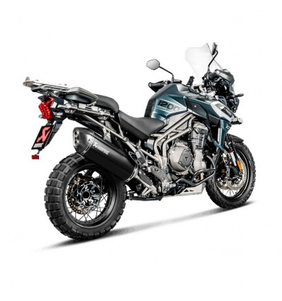 Marmitta Akrapovic Slip On Black per Triumph Tiger 1200 XR 18-19 Marmitta Akrapovic Slip On Black per Triumph Tiger 1200 XR 18-19