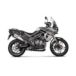 Marmitta Akrapovic Slip On Titanio omologata per Triumph Tiger 800/XC 2018 Marmitta Akrapovic Slip On Titanio omologata per Triumph Tiger 800/XC 2018