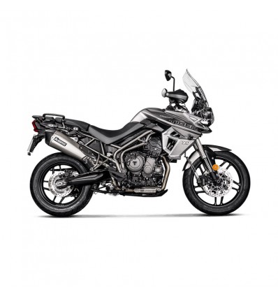 Marmitta Akrapovic Slip On Titanio omologata per Triumph Tiger 800/XC 2018 Marmitta Akrapovic Slip On Titanio omologata per Triumph Tiger 800/XC 2018