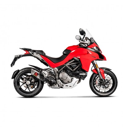 Marmitta Akrapovic Slip On Titanio omologata per Ducati Multistrada 1260 S 2018 Marmitta Akrapovic Slip On Titanio omologata per Ducati Multistrada 1260 S 2018